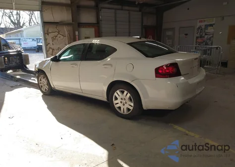 2012 Dodge Avenger Se из США, поврежденный, VIN 1C3CDZAB7CN110349